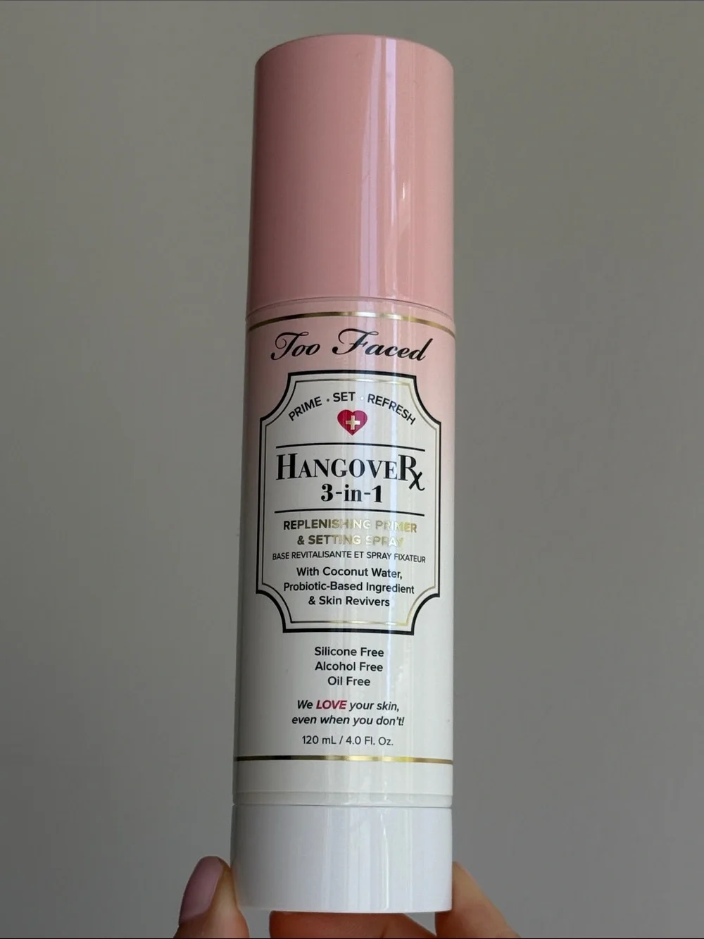 Too Faced Hangover RX Replenishing Primer & Setting Spray